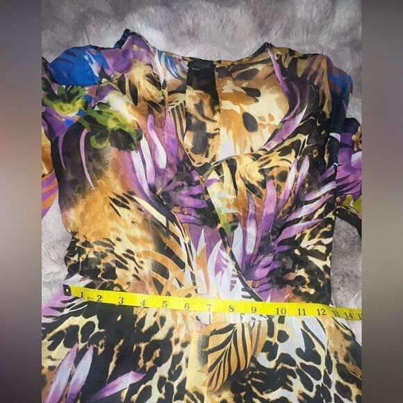 Spy Zone Exchange Tropical Lepard Dress, Y2K ,Medíum - Picture 8 of 14